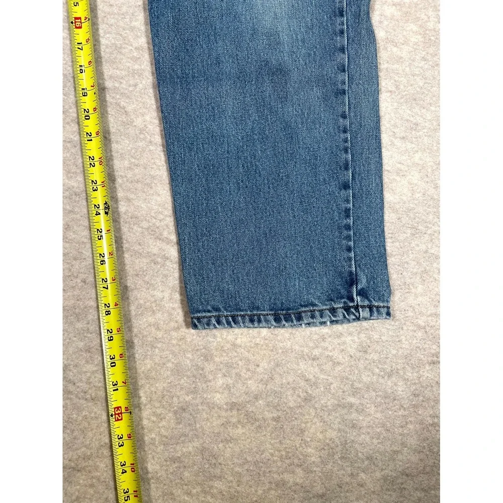 Levi's 550 Authentic Relaxed Fit Jeans Mens 34x30 Blue Denim Cotton‎ Casual Wear